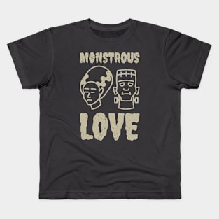 Monstrous Love - 10 Kids T-Shirt